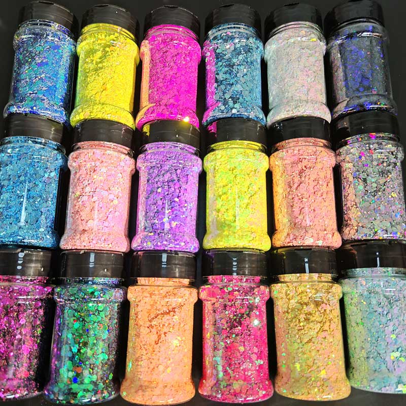 Holographic Dip Glitter Powder